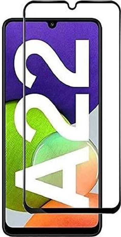Volledige dekking Screenprotector Glas - Tempered Glass Screen Protector Geschikt voor: Samsung Galaxy A22 4G - - 3x