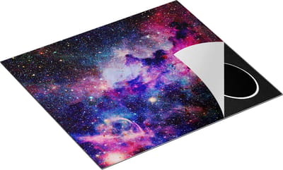 Chefcare Inductie Beschermer Sterrenstelsel in de Ruimte - 60x50 cm - Afdekplaat Inductie - Kookplaat Beschermer - Inductie Mat