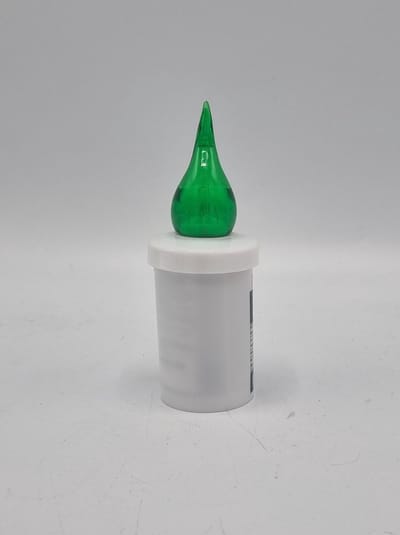 Led kaars - S5 - Groen - 1440 branduren - Inclusief batterijen - Flikkerend vlam - Grafkaars - Graflichtje - Herdenkingslicht