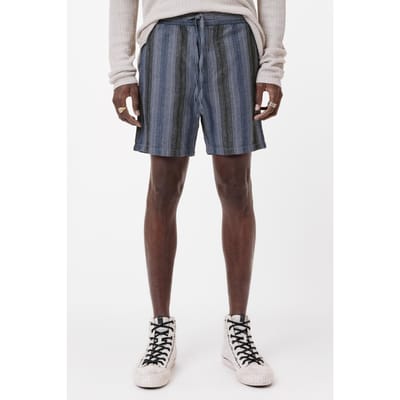 John Varvatos David Draw String Shorts With Back Patch Demin Hthr size W30 | Shorts Outlet | Men | White