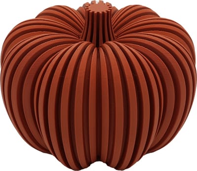 Solora pompoen beeld – Decoratief beeld - Terracotta - 3d geprinte beeld – Herfst woondecoratie - 10CM