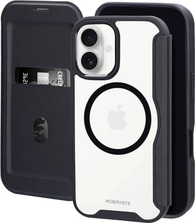 Mobiparts Shield Line Case geschikt voor Apple iPhone 16 - Zwart