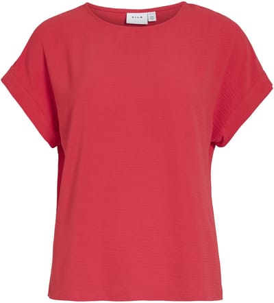 Vila T-shirt Vijosa S/s Top - Noos 14101663 Hibiscus Dames Maat - 38