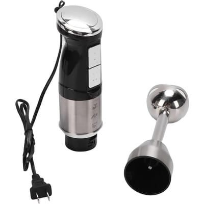 Blender Plongeant 400W Électrique Portatif à Main Mélangeur à Bâton pour un Mélange Sans Effort Shakes Purée Rond gray