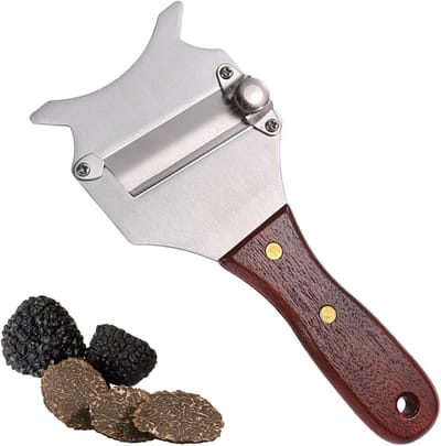 Professionele Truffelschaaf met Verstelbare Dikte voor Kaas, Knoflook, Champignons en Boter - Roestvrij Staal Keukenaccessoire
