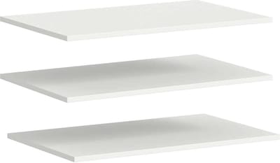 Praktisch Einlegebodenset - Extra Opbergruimte In Je Kast - Tijdeloos Wit Design - 77x2x48cm