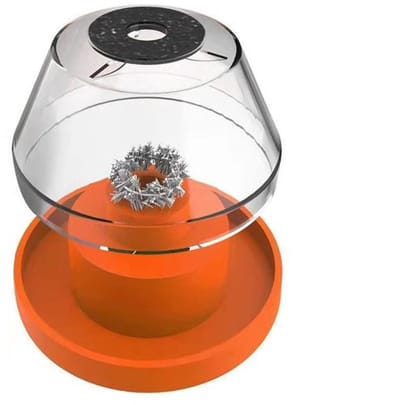Dailygoods - Boor Stofafscheider - Boren Accessoires - Duurzaam en Efficiënt - Oranje - Impact Boor Stofkap - Voor Technische Installaties - 2 Stuks