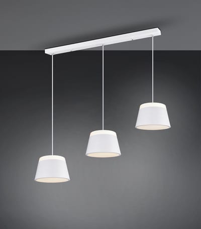 Hanglamp Trio Leuchten Baroness - Wit