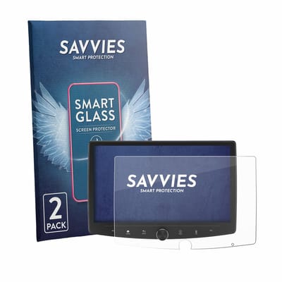 2 Stuks Savvies Screenprotector - geschikt voor Eonon UX6SK2-PLUS - beschermfolie glas transparant
