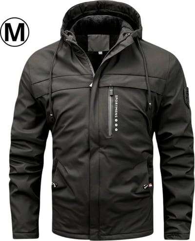 Nivard Parka Heren Winterjas - Heren - Winter - Jas - Volwassen - Zwart - Maat M