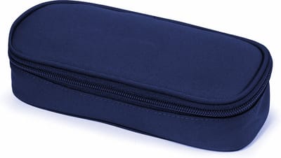 Kangaro penetui - ovaal - 22 x 5 x 9 cm - donker blauw - tekenetui