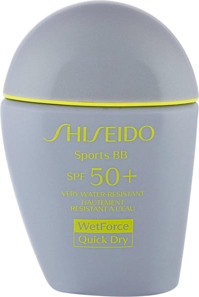 Zonnebrandcrème met Kleur Shiseido WetForce Quick Dry Sports Light SPF50+ Lichte Huidskleur Spf 50 Light (30 ml)