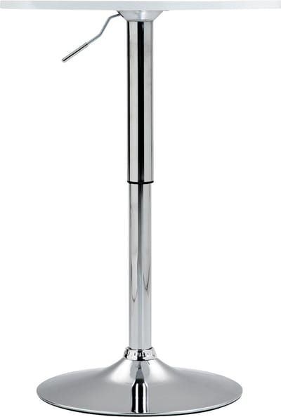 CLP Lamoni Bartafel - in hoogte verstelbare - bar tafel - bistrotafel - wit rond