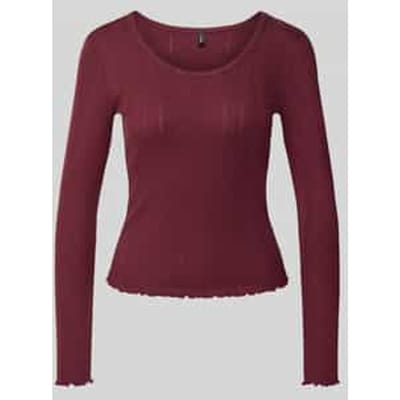 Slim fit shirt met lange mouwen met katoenanteil model 'TENNA'