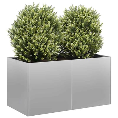 vidaXL - Plantenbak - 80x40x40 - cm - gegalvaniseerd - staal