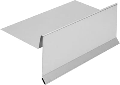 Aluminium Plaatsplaat zonder Waterplooi 200cm voor Dakafvoer - Goottoebehoren