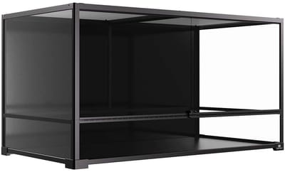 Terra Della Knockdown terrarium glas 112 x 60 x 60CM voor reptielen, amfibieën en insecten