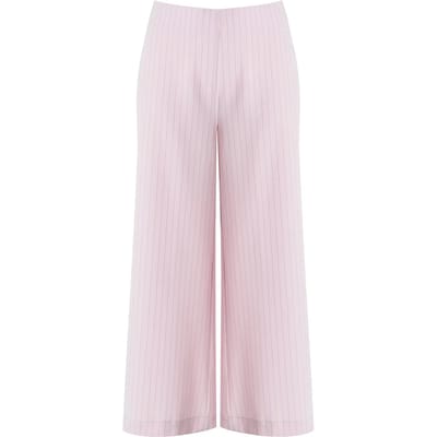 Vrouwelijke brede gestreepte broek Mat Fashion
