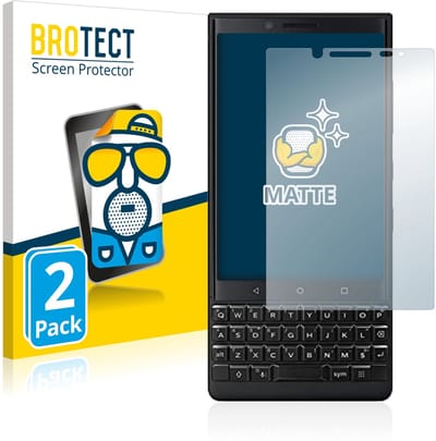 BROTECT - Screenprotector voor BlackBerry Key2 (Dual Sim) - Folie Beschermfolie matte 2 Stuks
