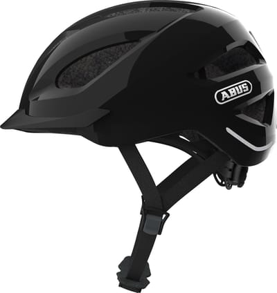 Fietshelm ABUS PEDELEC 1.2 shiny black L - 56-62 cm - zwart - Geschikt voor gebruik op speed pedelecs - elektrische fietsen - snorfietsen - NTA-8776 350 g