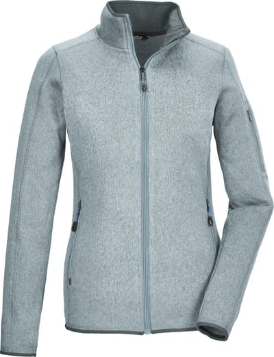 Killtec KOW 111 Women KNT Fleece Jacket - Vest - Dames - Light Iceblue - Maat 38