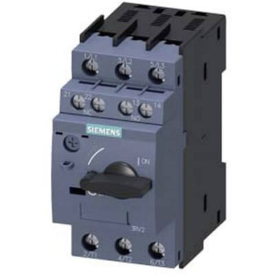 Siemens 3RV2011-0JA15 Vermogensschakelaar 1 stuk(s) Instelbereik (stroomsterkte): 0.7 - 1 A Schakelspanning (max.): 690 V/AC (b x h x d) 45 x 97 x 97