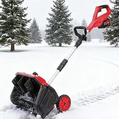 Elektrische Sneeuwschuiver - Sneeuwblazer - Oprit Reinigen - Verstelbare Handgreep - 58x40x26cm