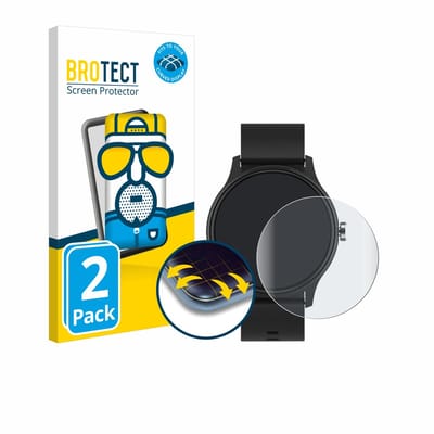 BROTECT - Screenprotector voor Peaq PSW 100 - Folie Beschermfolie matte volledig dekking 2 Stuks