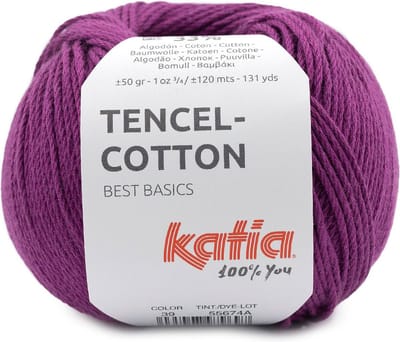 Katia Tencel-Cotton - 39 heidepaars - Lyocell/Katoen Garen