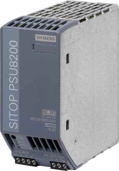 Siemens 6EP33348SB000AY0 DIN-rail netvoeding 24 V/DC 10 A 240 W Aantal uitgangen:1 x Inhoud 1 stuk(s)