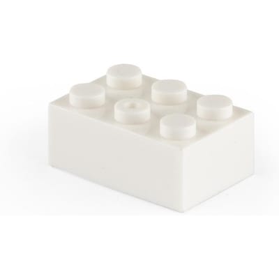 10 PIÈCES Briques de Construction DO-IT-YOURSELF épaisses 2x4 Points 16 Couleurs Briques Dimension Compatible Avec 3002 jouets pour enfants Éducatif idéal pour 10PCS