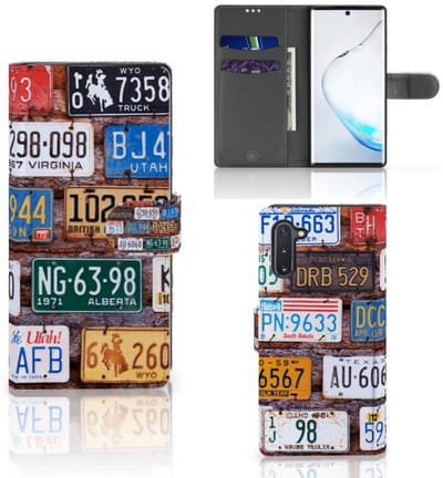 Samsung Galaxy Note 10 Telefoonhoesje met foto Kentekenplaten
