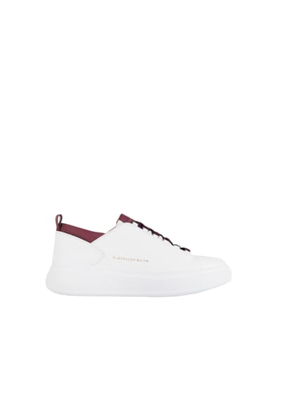 asbcwym-2264-wdx Alexander Smith Wit leder voor heren