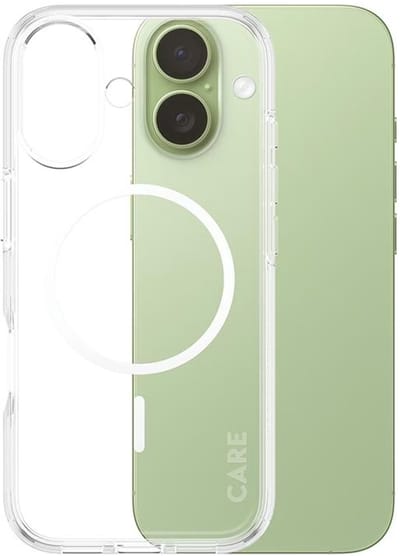 CARE by PanzerGlass Flagship Case Transparent Urban Explorer w. White MagSafe iPhone 17