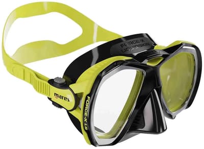 Mares Force-x Ls Duikmasker Geel