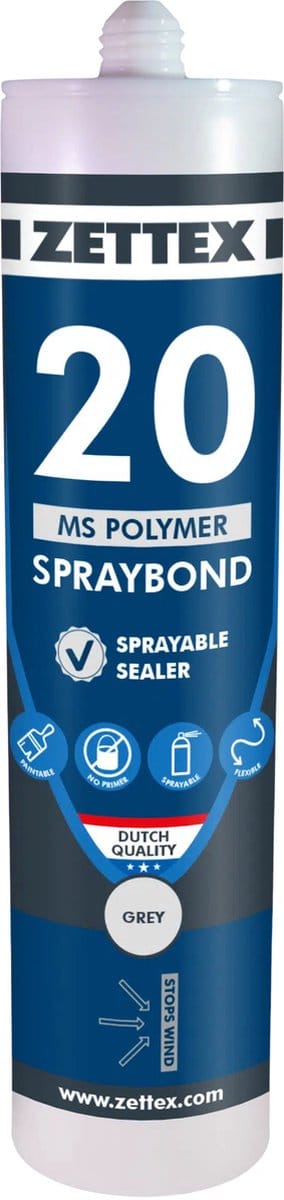 MS 20 Spraybond - Grijs - 290 ml