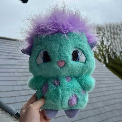25cm pour Bibble Peluches Peluches pour Filles Jeu de Rôle Poupée Peluche Douce Pour Enfants Jouet Apaisant Mignon Oreiller de Sieste Cadeaux pour Bébés blue