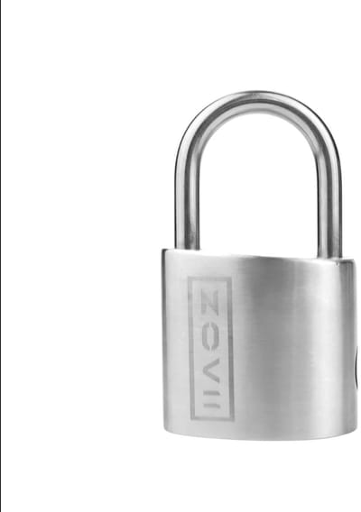 Zovii Hangslot met 120dB Alarm | Anti-diefstal Hangslot | Waterdicht & Weerbestendig | Alarm | Anti boorcilinder | IP67