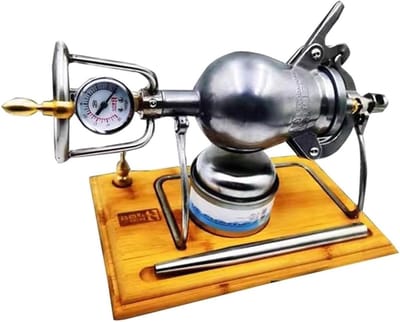 Popcorn Machine - Handmatige Popper - Familie Bijeenkomsten - Roestvrij Staal - 520ml - Zilver