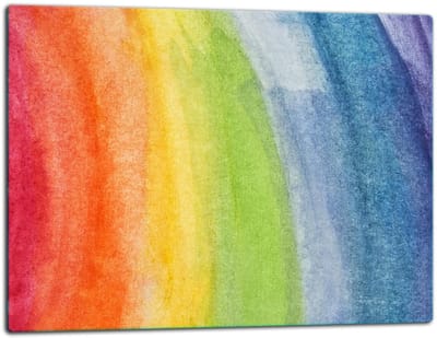 TMK ArtDeko Serie - Snijplank - Glas - 52x40 cm - Tweekleurig