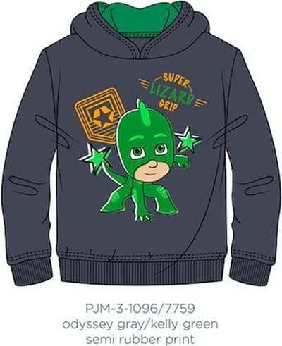 PJ Masks sweater - hoodie - grijs - Maat 98 / 3 jaar