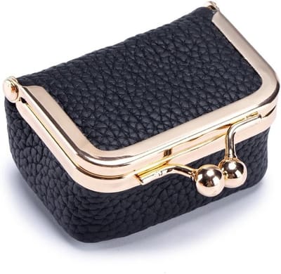 Mini Sieradendoos - Portemonnee Muntjes - Sieraden Opbergen - Met Kiss Lock Sluiting - 6.5 x 3.5 x 4.5 cm