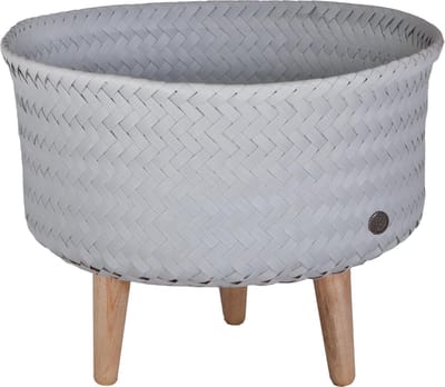 Handed By - Plantenstandaard - Bloempot op poten - SET van 2! - Handed By - UP Low - licht grijs - flint grey
