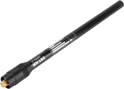 Telescopische Antenne - Radioantenne Scanner - Signaal Ontvangen - Messing Connector - 19-110cm - Zwart