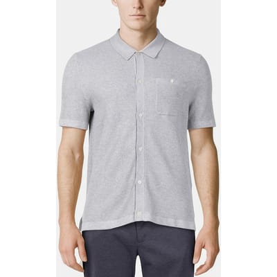 Scotch & Soda Ss Button Front Chest Pocket Sweater Grey/white Taglia: S | Polo Outlet | Uomo | Grigio