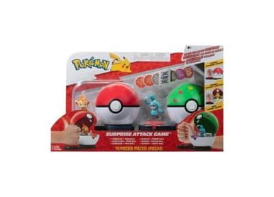 Pokemon Ball Battle Game - Wave 3 - 38991 - Chimchar vs Wynaut Bekende knuffels