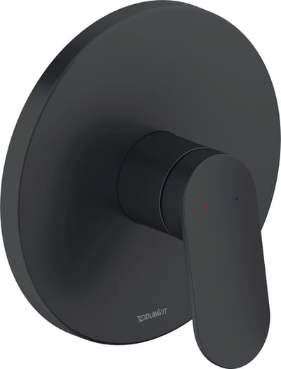 Duravit Wave - Inbouw douchekraan, mat zwart WA4210010046