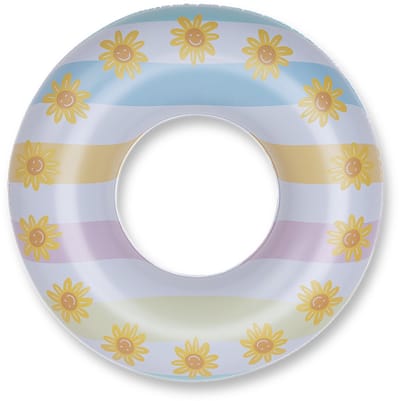 Beach & Palms - zwemband - Ø55 cm - Meerkleurig - regenboog bloemen- kind