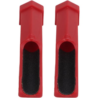 2 Stuks Biljart Poolkeu Tip Schuurmachine Lichtgewicht Keu Tip Vormer Rood Duurzaam Plastic Vijl Polijster black