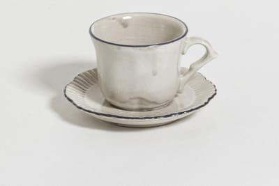 The Table | Attic Espresso Kop en Schotel - Seabass - lichtgrijs - espressokopje - 45 ml